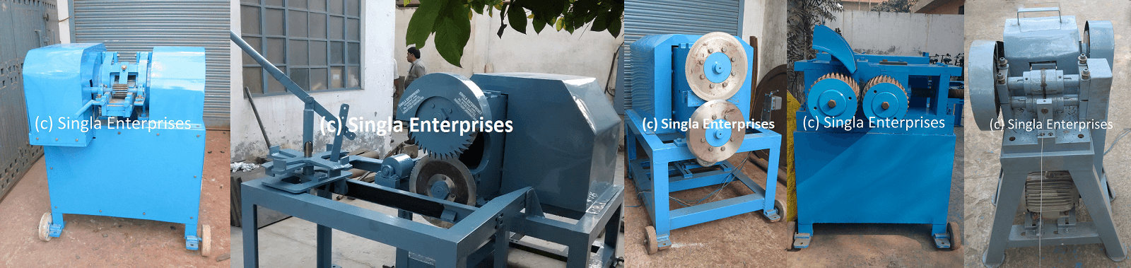 Tyre and Rubber Cutting Machines