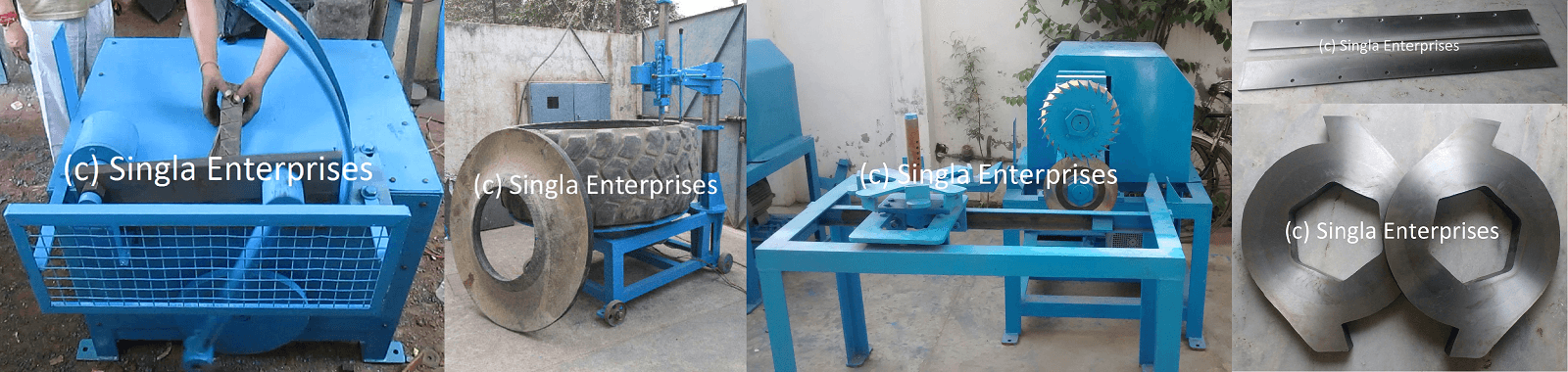 Tyre and Rubber Cutting Machines